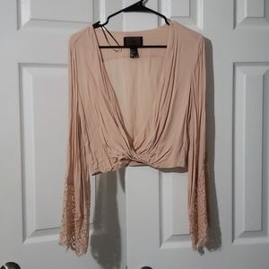 H&M Pink/Peach Crop Top